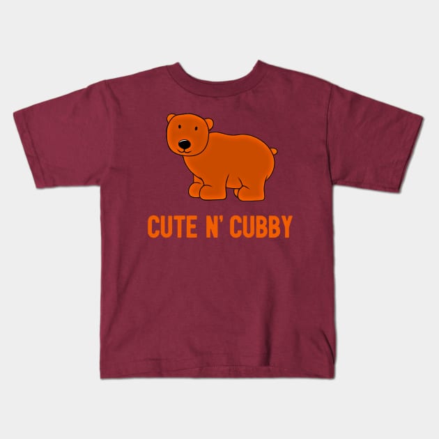 Cute N’ Cubby Kids T-Shirt by JasonLloyd